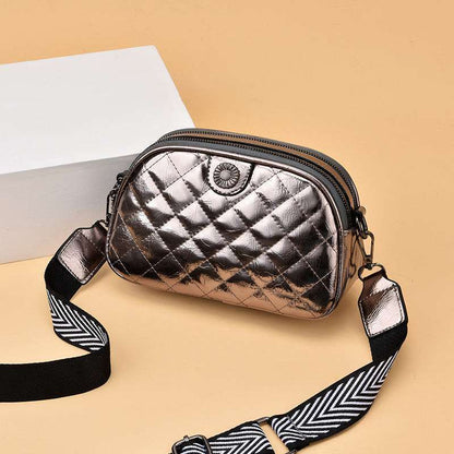 PU Leather Women Bags Handbags Women Bags Wide Strap Ladies Shoulder Bag