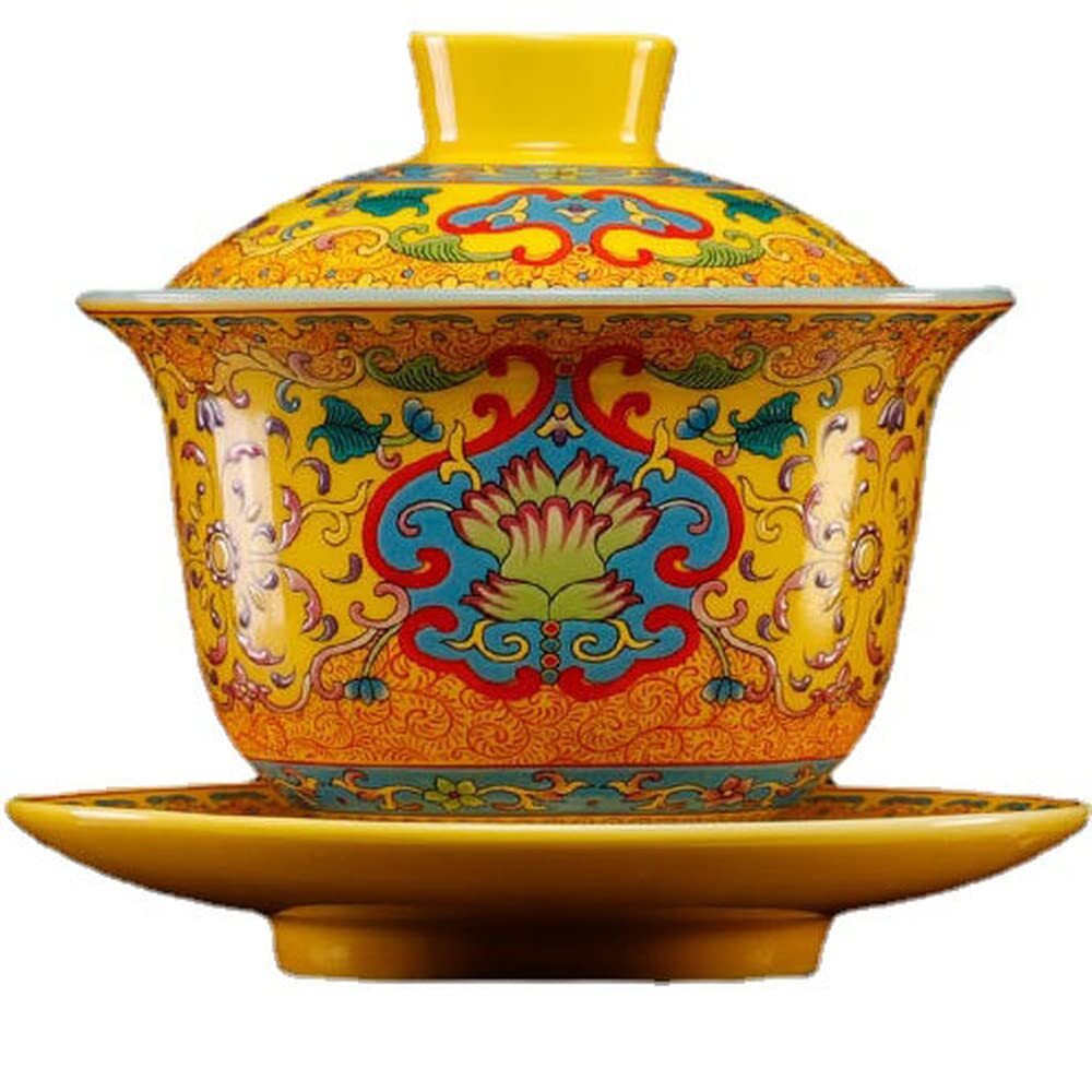 130ml Antique Ceramics Gaiwan Teacup Household Tea Bowl Tea Set Tureen Tea