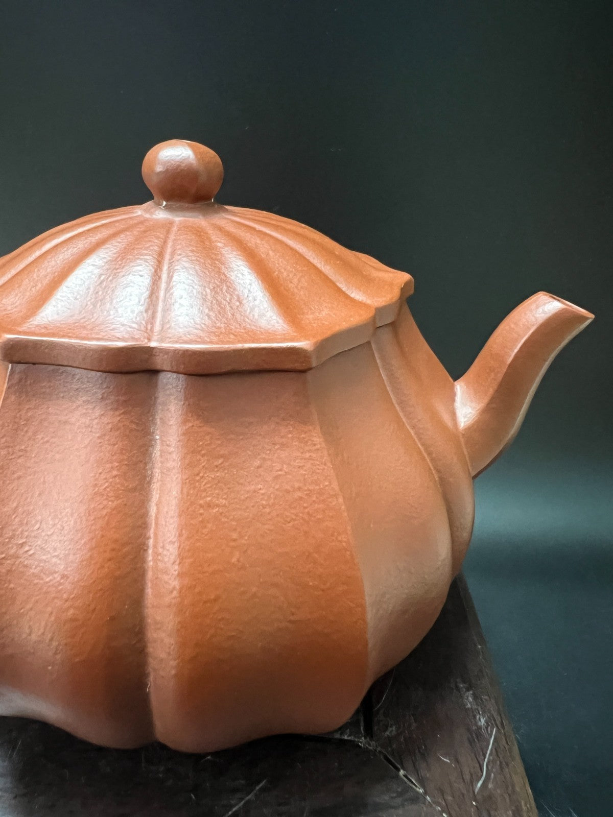 170cc chinese Yixing Handmade Zisha teapot Zhuni PanHu Gongfu Hu Tea Pot