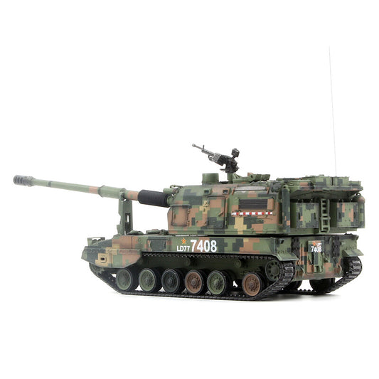 1/72 China 05 self-propelled artillery model jungle digital coating
