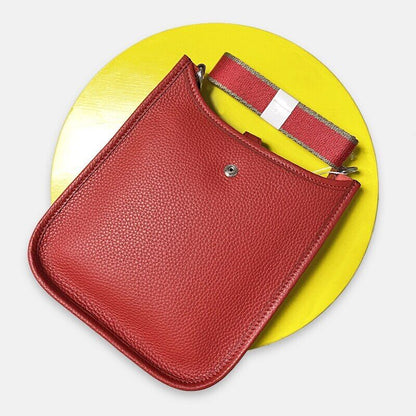 2022 NEW Women's Bucket Bag Handbag Hollowed Crossbody Bag Leather