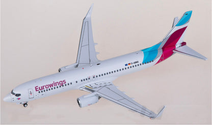 1:400 AeroPolaris Eurowings Boeing 737-800 Passenger Airplane Diecast Model