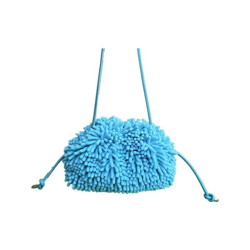 Plush Cloud Bag Shoulder Pouch Handbags Purse Dumpling Shape Crossbody Versatile