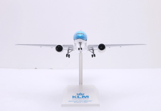 37CM 1:200 Risesoon KLM BOEING 777-300ER Passenger Airplane ABS Plastic Model