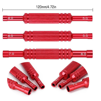 Aluminum Alloy RC Car Double Head Hexagon Sleeve Screwdriver Hex Wrench Tool