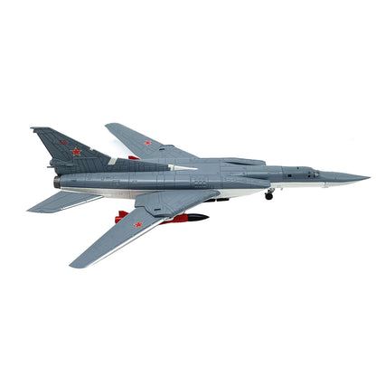 1:144 Russian TU-22M3 Backfire Alloy Aircraft Diecast Model With Display Stand