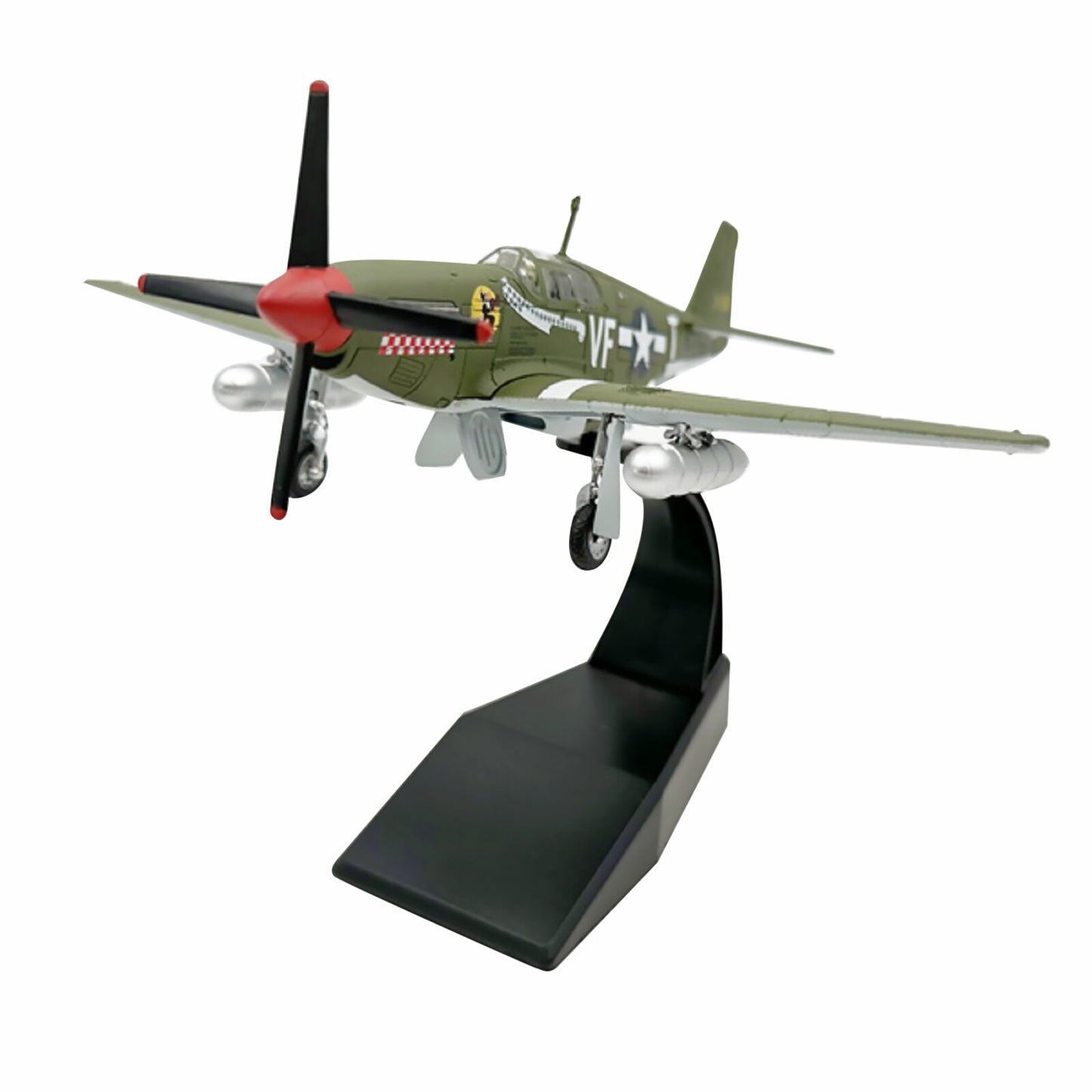 1/72 Scale US P51 Mustang Fighter Alloy Aircraft model with Display Stand t