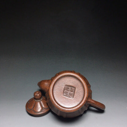 Chinese Yixing Zisha Clay Handmade Exquisite Teapot（高菱壶 底款：葛明祥）