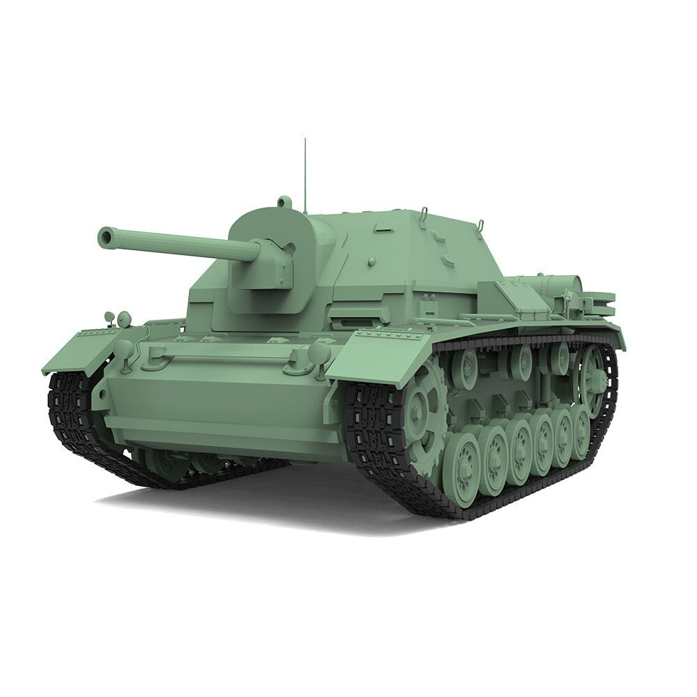 SSMODEL SS72610 1/72 25mm Military Model Kit Soviet SU-76I Tank Destroyer