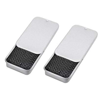 Stainless Steel Outdoor Stove Lightweight Mini Camping Cooking Push-pull Box Kit