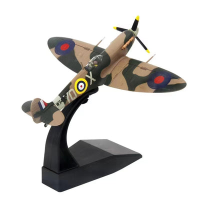 1:72 WWII UK MK Simulation Military Fighter Aircraft Model Ornaments Collection