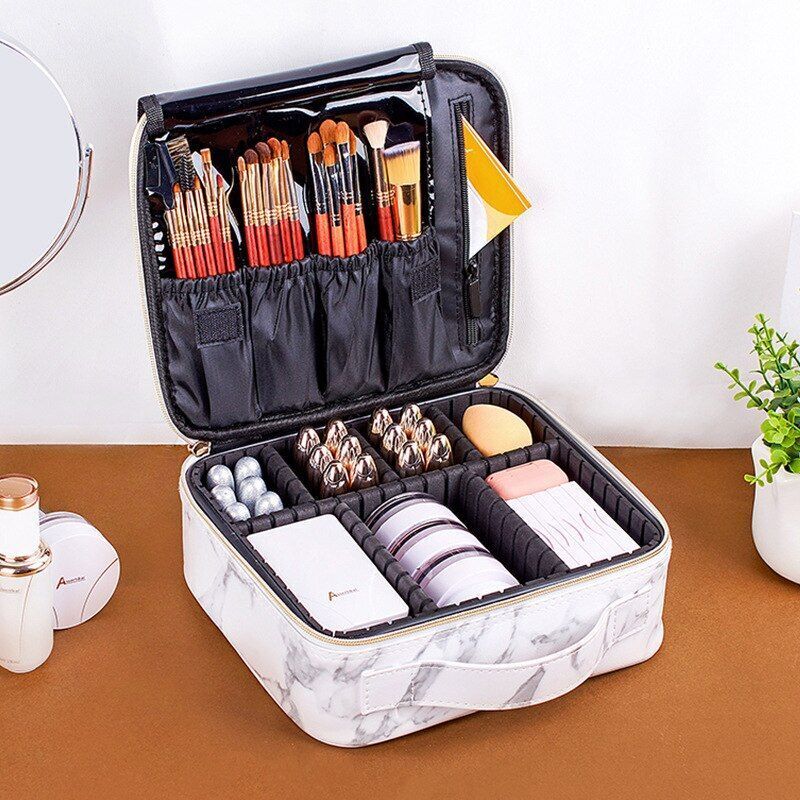 Marble Cosmetic Bag Storage Multi Functional Portable Traveling Makeup Cases 1PC