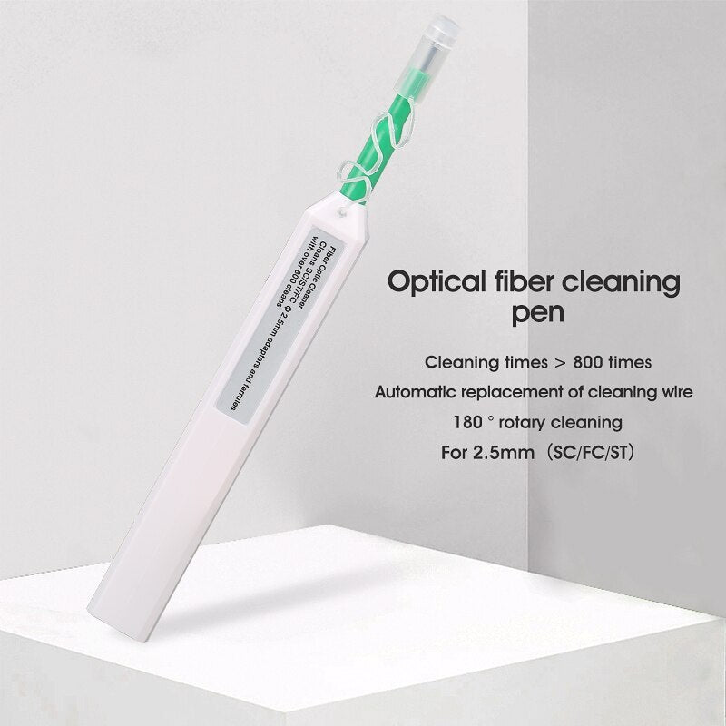 10pcs Fiber Optic Cleaning Kit Set Fiber Optic Cleaning Pen 1.25/2.5 mm