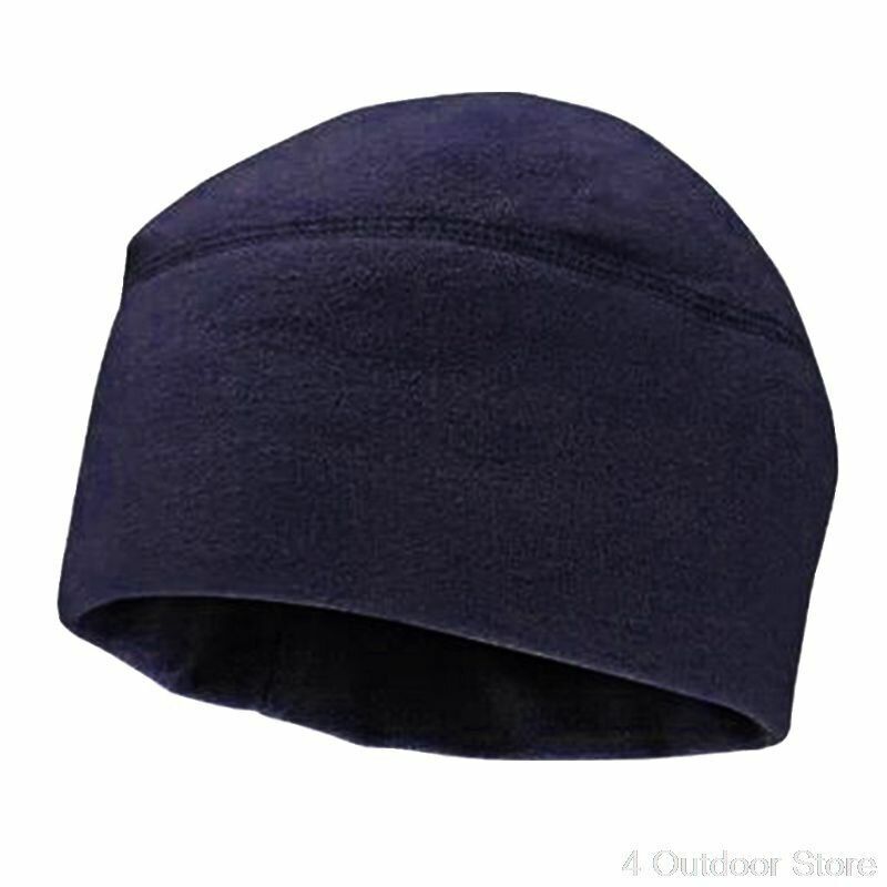 Unisex Polar Fleece Beanie Winter Solid Color Soft Warm Watch Cap Hat Outdoor