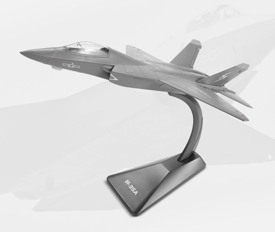 1:64 27CM KDW Carrier-based Stealth Fighter Jet Diecast Military Aircraft Model