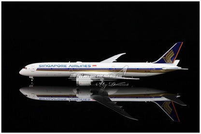 1:400 JC Wings SINGAPORE AIRLINES BOEING 787-10 Passenger Airplane Diecast Model