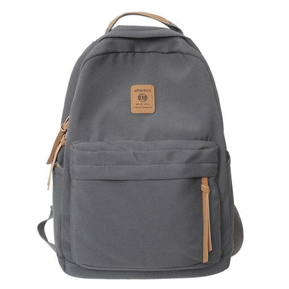 30*13*40 CM Waterproof Backpacks Nylon Student Bags Purse Green/Khaki/Gray/White