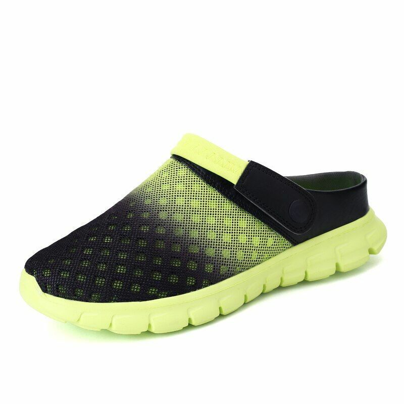 Summer Sandals Mesh Shoes Breathable Beach Slippers Water Hollow Wading Clogs