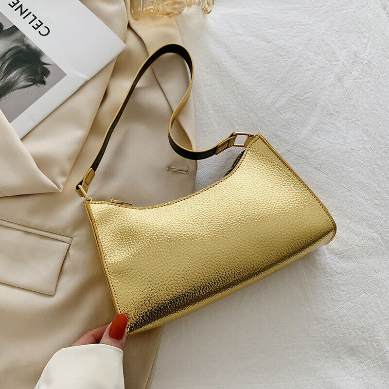 Underarm Bag New Pu Leather Shoulder Bag Texture Handbags for Women