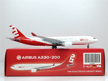 1:400 JC Wings LTU AIRBUS A330-200 Passenger Airplane Diecast Aircraft Model