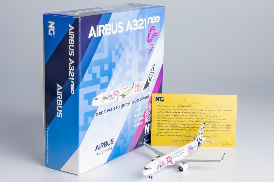 1:400 NG Model AIRBUS A321neo Passenger Airplane Diecast Aircraft Model