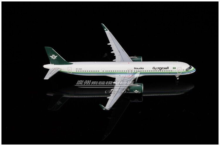 1:400 JC Wings Saudia AIRBUS A321NEO Passenger Airplane Diecast Aircraft Model