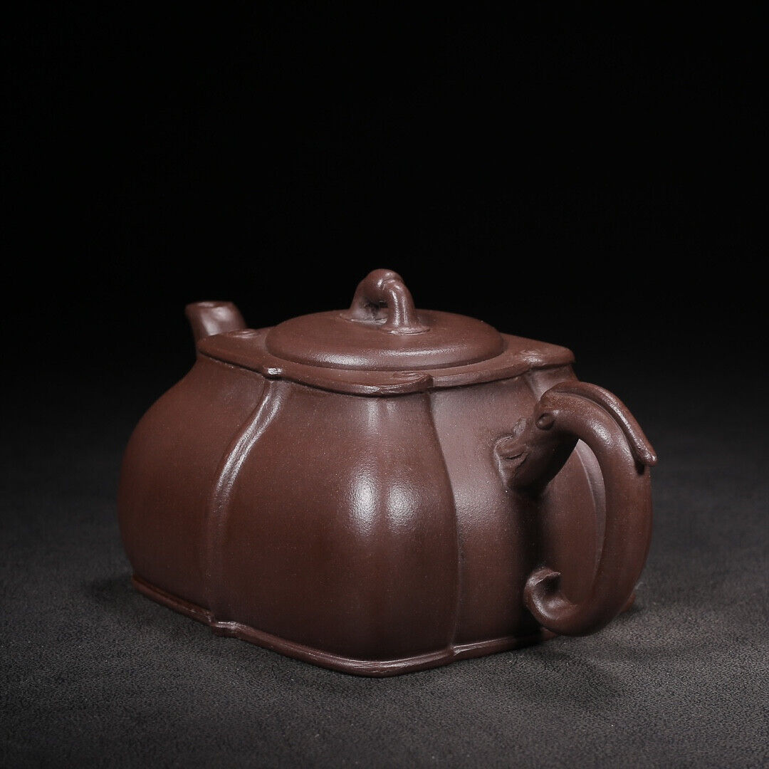 Chinese Yixing Zisha Clay Handmade Exquisite Teapot （龙行天下 底款：顾景舟）