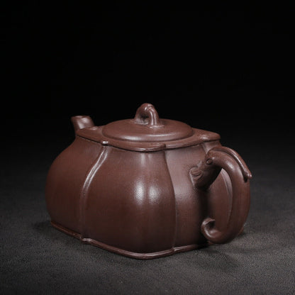 Chinese Yixing Zisha Clay Handmade Exquisite Teapot （龙行天下 底款：顾景舟）