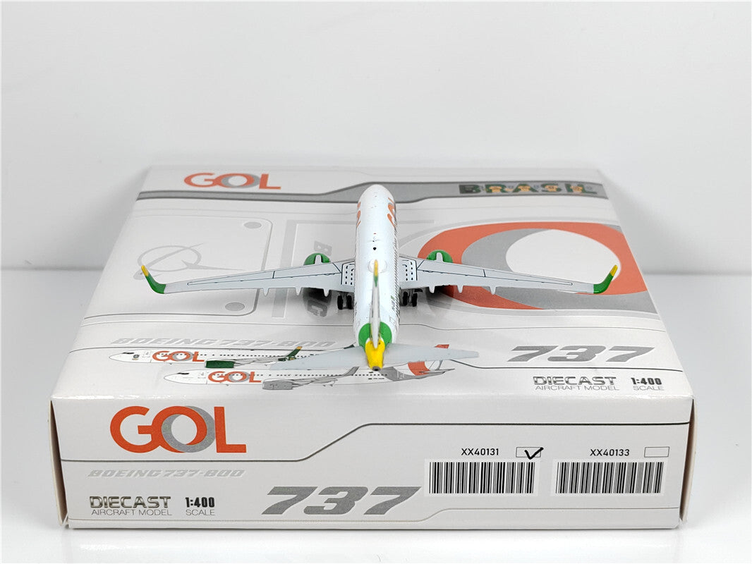 1:400 JC Wings GOL BOEING B737-800 Passenger Airplane Diecast Aircraft Model