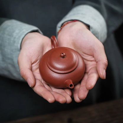 110cc Eggshell Thin Yixing Zisha Purple Clay JiangpoNi Handmade Shuiping Teapot