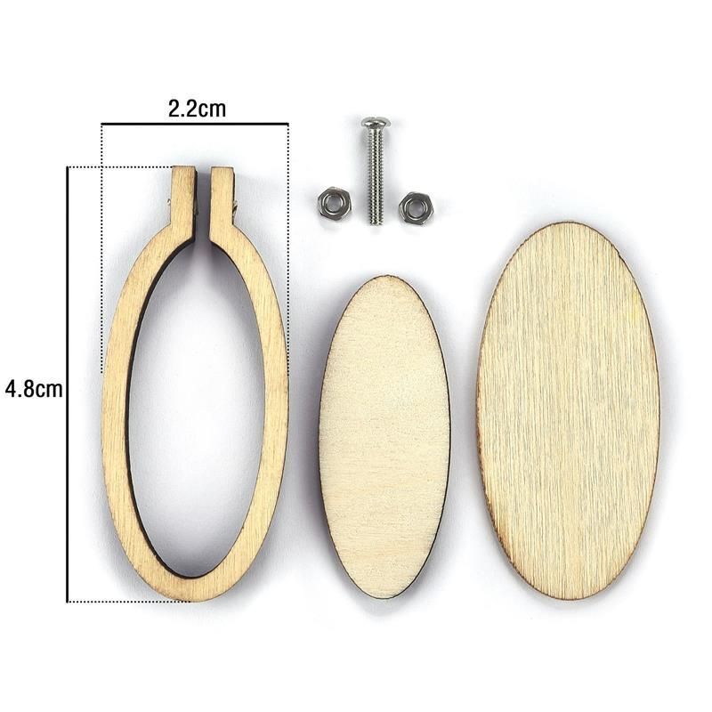 Mini Embroidery Hoop Wooden Ring DIY Cross Stitch Needle Frame Craft Sewing Tool