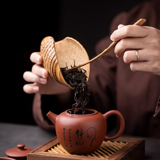 Natural Bamboo Tea Spoon Tea Ceremony Set Accessories