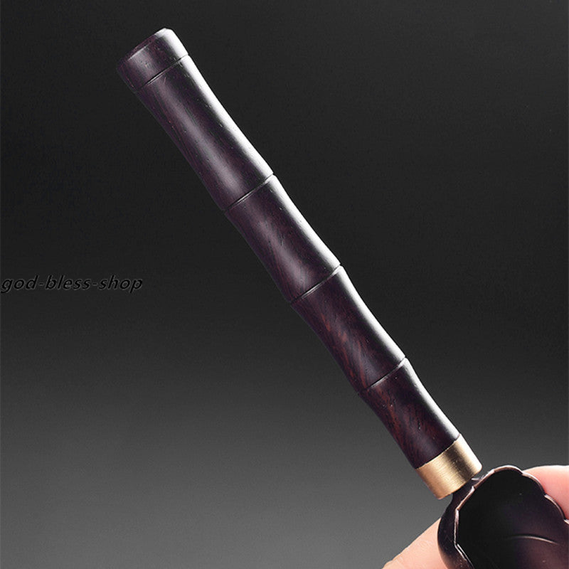 Tea Spoon Copper Alloy Spoon with Ebony Wood Handle Tea Accessories on Sales New