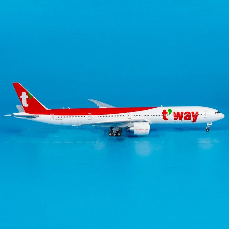 1:400 JC Wings TwayAir Boeing 777-300ER HL8706 Airplane Diecast Aircraft Model