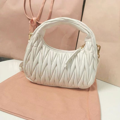 Designer Luxury Handbag Leather Shoulder Bag High-quality Underarm Bag Polyester