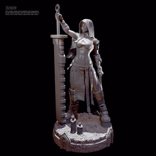1/24 resin figure model kit Giant Sword Saint 3D Printing Unpainted Unassembled