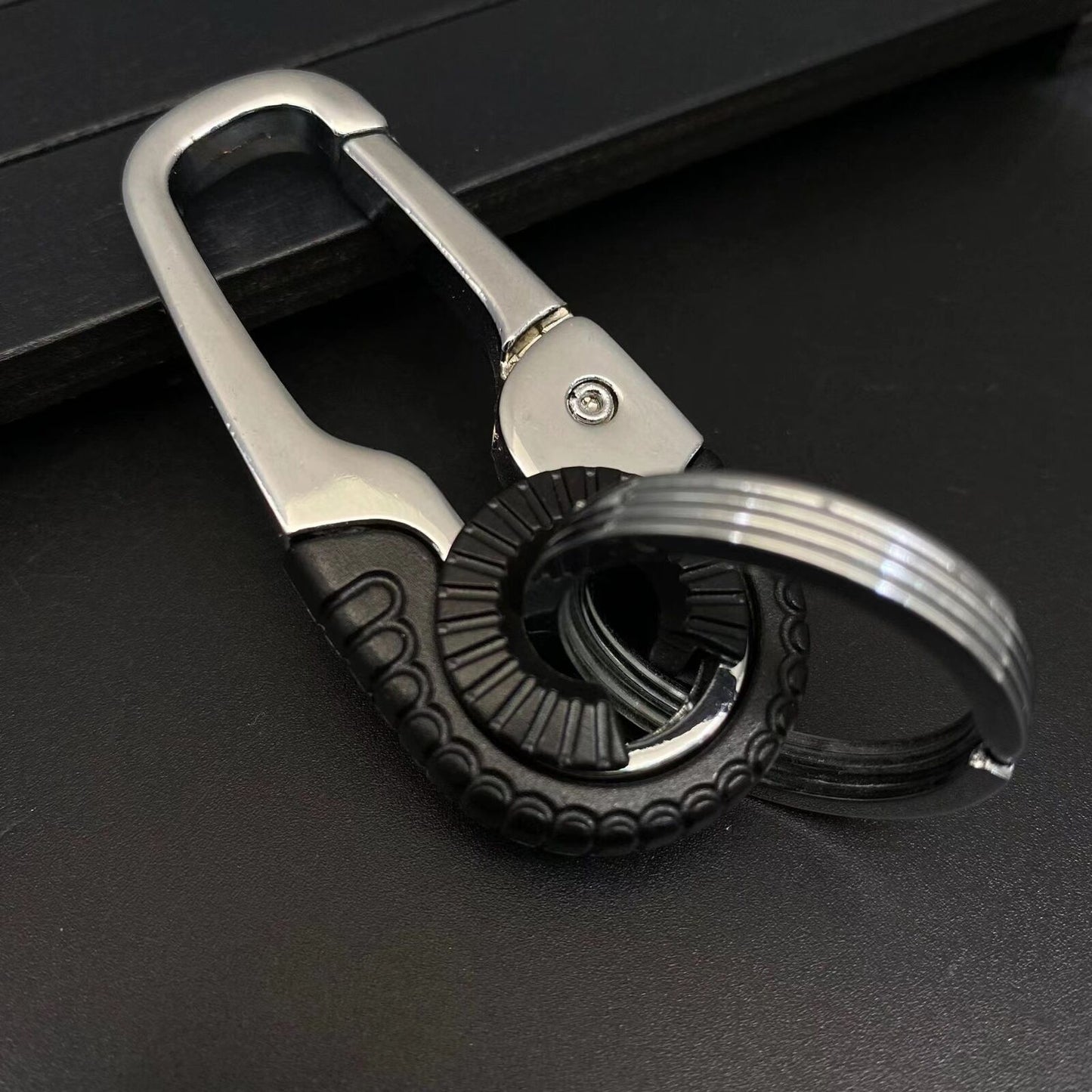 Creative Stainless Keychain Keychain Interior Steel Steel Car Xmas Gift New