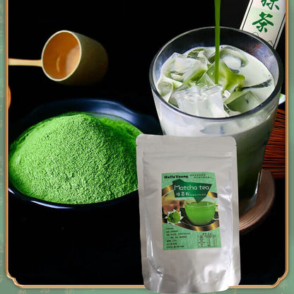 Matcha Green Tea MATCHA POWDER LATTE BEVERAGE SWEETENED PREMIX KETO ORGANIC