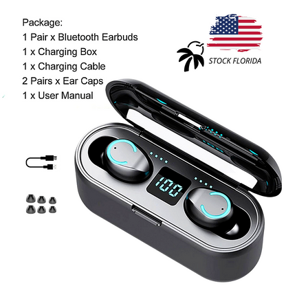 Audifonos Bluetooth 5.0 Inalambricos Auriculares Para Telefonos Celular Tablet