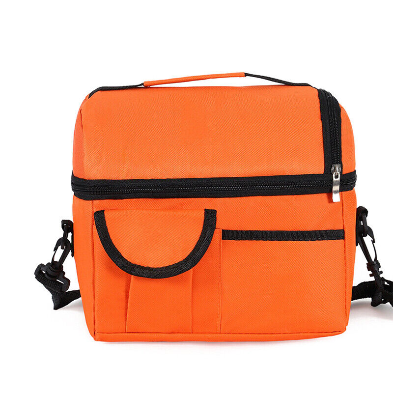 Insulation Pack Lunch Bag Double-layer Fresh-keeping Bag Picnic Pouch Ice Pack ಇ