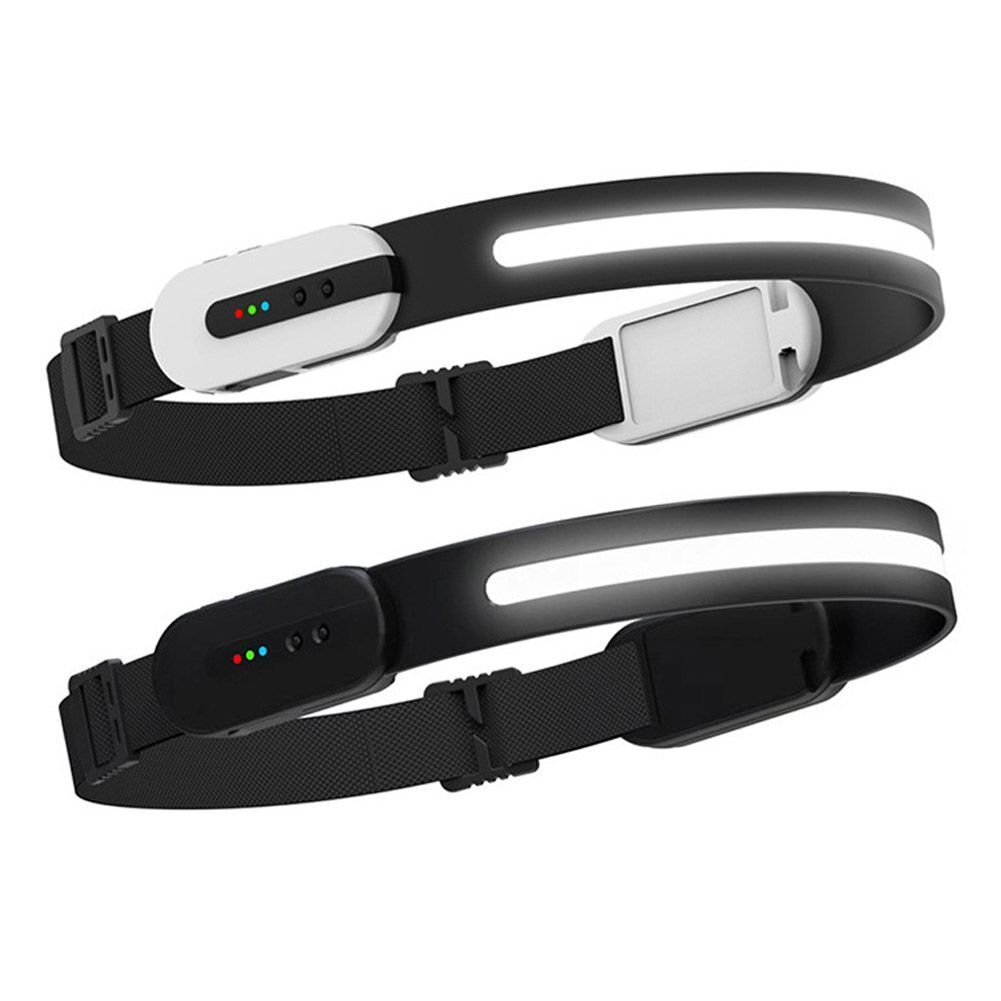 Led Induction Headlamp Cob Headlight Flashlight Bluetoothcompatible Rechargeable