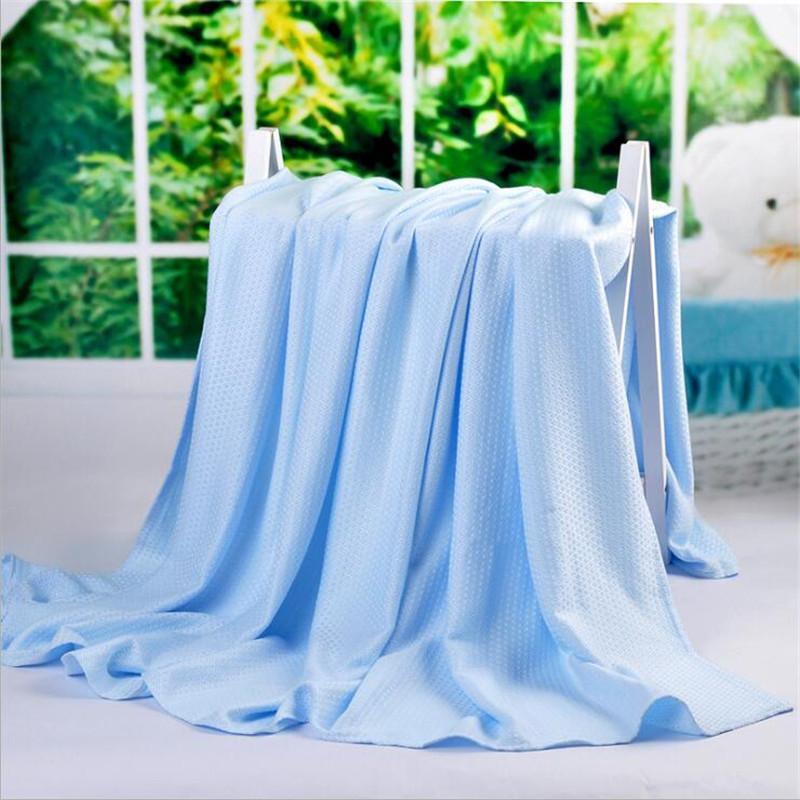 Original Bamboo Soft Summer Bedding Textured Blanket Twin Full Size Queen King