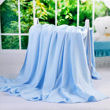 Original Bamboo Soft Summer Bedding Textured Blanket Twin Full Size Queen King