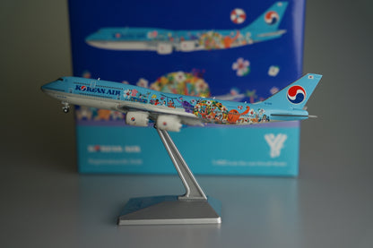 1:400 YY Wings KOREAN AIR BOEING 747-8 Aircraft Diecast Plane Airplane Model