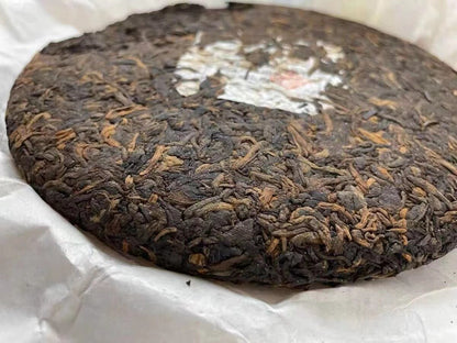 357g,2018 Yunnan bulang kongque Peacock Ripe puerh tea puer big tree pu erh 普洱