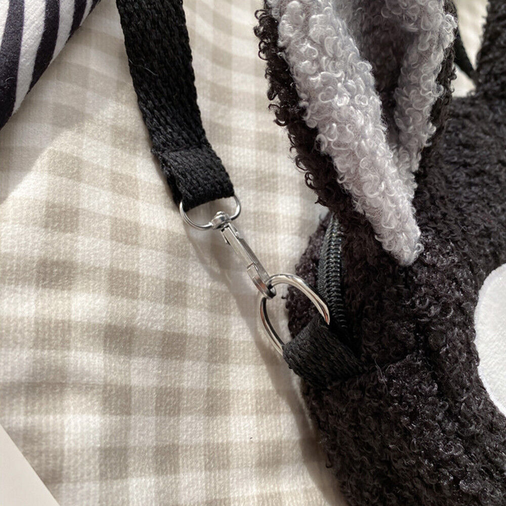 Lamb Wool Shoulder Bag Animals Small Phone Purse Bag Anime Sheep Handbag Furry
