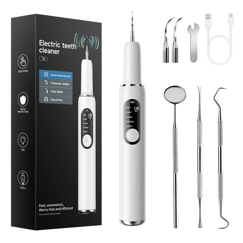 Ultrasonic Portable Dental Scaler Electric Calculus Remover Whitening Cleaner
