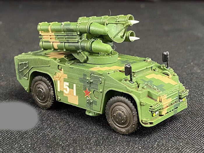 FLOZ CHINA HQ-7 Air defense missile system Digital green 1/72 Resin Tank Model