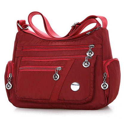 6 Colors Waterproof Nylon Bag Fashion Women Single Shoulder Bag Crossbody Bag,