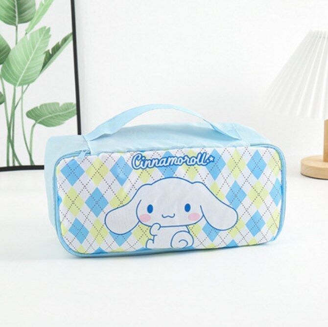 Cartoon Portable Women's Underwear Storage Bag Travel Cosmetics Storage